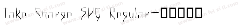 Take Charge SVG Regular字体转换
